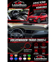 Volkswagen Taigo (2022+) Ön Torpido Korumasi Koruyucu Kilifi Halisi Örtü Gögüs Panel