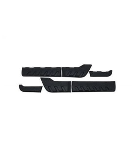 MITSUBISHI L200 2019 Set 6 Parça Kapı Kaplama 9203 Siyah Mat Asa Kum Desen Standart