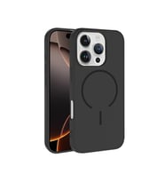 iPhone 16 Pro Kılıf Kamera Çıkıntılı Magsafe Şarj Özellikli Lüx Meta Kapak (Siyah)