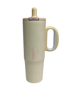VAGONLİFE ÇELİK PİPETLİ/ PİPETSİZ ÇİFT KULLANIM KULPLU CUP/TERMOS VGN1114 1200ML - SARI