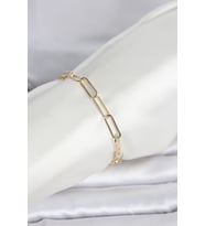 CM 14K Gold Renk Kalın Ataç Zincir Model Kadın Bileklik 5886 - HPSBYI3386-4727