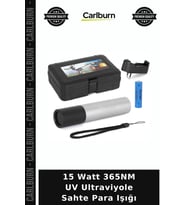 15 Watt 365NM UV Ultraviyole Sahte Para Işığı Av Lambası Elde Kullanım Pratik Lamba