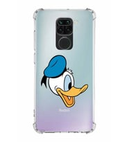 Xiaomi Redmi Note 9 Köşe Korumalı Antişok Kapak Donald Duck Tasarımlı Şeffaf  Kılıf