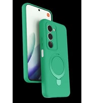 Redmi 15 4G Regal Magsafe Standlı Kapak - Yeşil