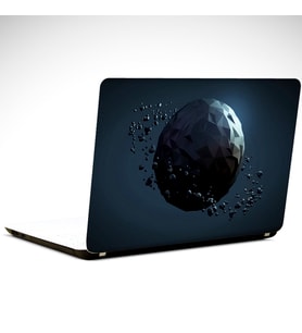 Karanlık Gezegen Laptop Sticker 13 İnch (34X24CM)