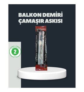 Mey İthalat® Balkon Demiri Çamaşır Askısı Kare Demirlere Uygun Dayanıklı Tasarım