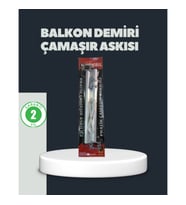 Mey İthalat® Balkon Demiri Çamaşır Askısı Kare Demirlere Uygun Dayanıklı Tasarım
