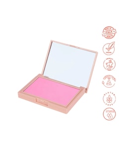 Mat Toz Allık 01 Wild Pink Powder Blush Vegan E Vitaminli (Şeker Pembesi)