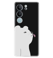 Vivo V29 Kılıf Silikon Desen Özel Seri Panda Sevimli 1738