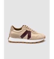 %100 Hakiki Deri Bej Kadın Sneaker