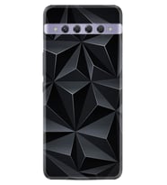 TCL 10 Plus Kılıf Silikon Desen Prizmalar 1782