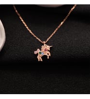 925 Ayar Gümüş Unicorn Kolye