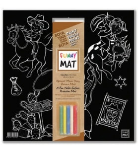 Funny Mat - Vahşi Batı 40x40cm