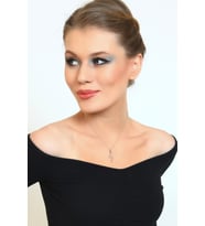 Yılan Kolye - 925 Ayar Gümüş Kolye