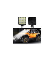 16 Led Kare Off Road Iş Makinası Çalışma Lambası Sis Farı