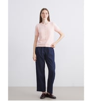 LCW Jeans İndigo Beli Kemerli Wideleg Kadın Jean Pantolon