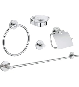 Grohe Essentials 5'İ Bir Arada Banyo Aksesuar Seti - 40344001 (Çok Renkli)
