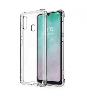 Blogy Galaxy A30 ile Uyumlu Crystal Fit Kılıf Crystal Clear