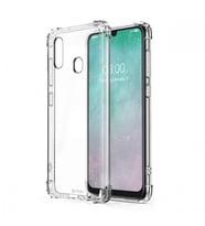 Blogy Galaxy A30 ile Uyumlu Crystal Fit Kılıf Crystal Clear