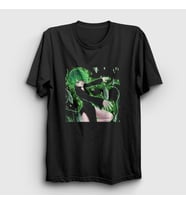 Presmono Unisex Siyah Tatsumaki Anime One Punch Man T-Shirt 444620tt