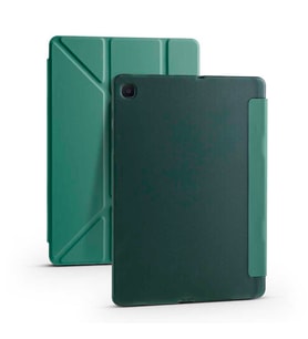 Galaxy Tab A7 10.4 T500 2020 Kılıf Tri Folding Kalem Standlı Koyu Yeşil