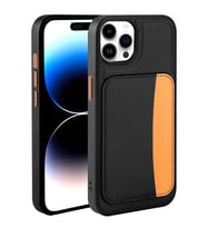 Apple iPhone 15 Pro Max Uyumlu Kılıf Kartlıklı Zore X-Kart Silikon Kapak