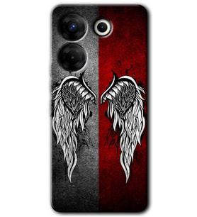 Tecno Camon 20 Kılıf HD Desen Baskılı Arka Kapak - Lucifer