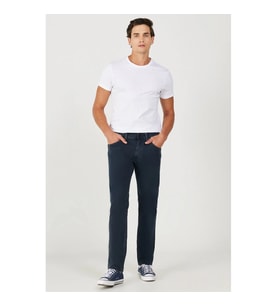 Wrangler Greensboro Straight Fit Erkek Jean Pantolon (Gece Mavisi)
