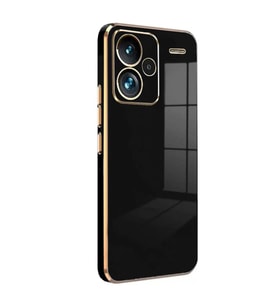 Xiaomi Redmi Note 13 Pro Plus Kılıf Volet Silikon - Siyah