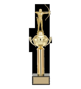 ODAK KUPA - Figürlü Kupalar - Okçu Figürlü Kupalar FG-048 A - 44 cm