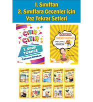 1.Sınıftan 2.Sınıfa Geçenler İçin  Hızlı Okuma ile Çıtır Türkçe Çalışma Kitabım+10 lu Hikaye Seti 5