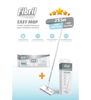 Easy Mop Pratik Temizlik Sistemi + 1 Paket Temizleme Havlusu 40 Yaprak