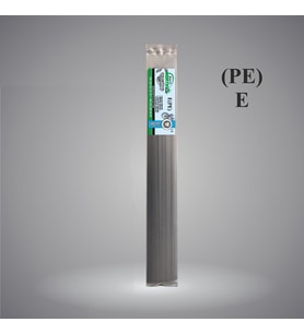 North Plas (E) PE (Poli·eti·len) Geni·ş Si·yah 12 Mm Paket I·çi· 15 Adet Plastik Kaynak Elektrot