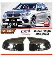 Bmw X5 F15 Batman Yarasa Ayna Kapağı Piona Black ABS 2013 - 2018