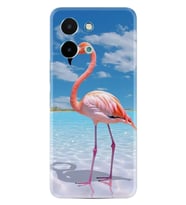 Vivo Y28 Kılıf Boutique Baskılı Resimli Okaynus ve Flamingo Pcode -093