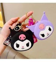 Kuromi Bozuk Para Cüzdanı  Mor Anahtarlık