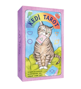 Kedi Tarot Destesi - 78 Tarot Kartı Ve Rehber Kitap Özel Kutulu Set (Yeni Kutu)