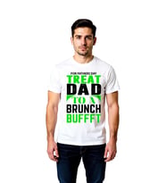 Baba Günü Brunch Buffet Tasarımı Baskılı Erkek Tişört
