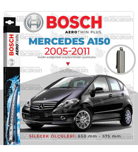 Bosch Aerotwin Muz Silecek Takımı Mercedes A150 W169 2005-2011 ile uyumlu