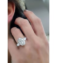 Sky Diamond Taşlı Gümüş Tek Taş Yüzük