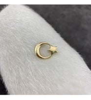 Gökdeniz 925 Ay Yıldız Model 925 Ayar Gümüş Erkek Yaka Iğnesi