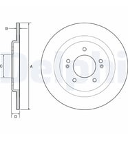 DELPHI BG4563C Fren Diski 584113Z100