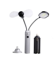 Şarjlı Pervaneli Mıknatıslı LED Masa Lambası Taşınabilir Çok Fonksiyonlu Aydınlatma WT-093