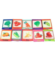 BİRLİK BABYCİM EĞİTİCİ YUMUŞAK KARTLAR MEYVE SEBZE URT003-03