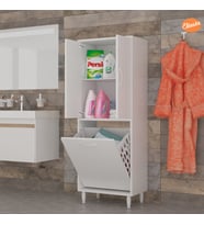Modilayn Kirli Çamaşır Dolabı Sepetli Banyo Dolabı Mutfak Dolabı Çok Amaçlı Dolap
