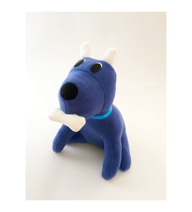 JoyToyTr Peluş Köpek Oyuncak 25 cm Oyun Arkadaşı Yerli Üretim