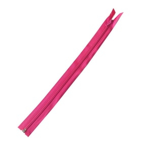 Angel Çanta Aksesuar Fuşya Renk 40 Cm Plastik Diş Fermuar Fd26