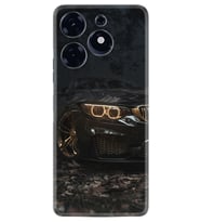 Tecno Spark 10 Pro Kılıf Silikon Desen Özel Seri Black Car 1768