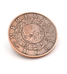 Memento Mori Carpediem Felsefe Ölümü Hatırla Stoa Şans Coin Metal Para CP091