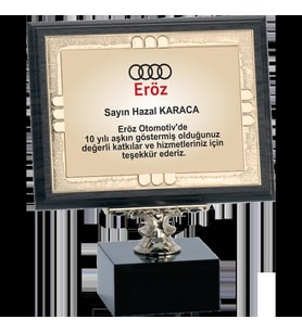 ODAK KUPA - Ahşap Plaketler - PL-028-M A - 18x24 cm